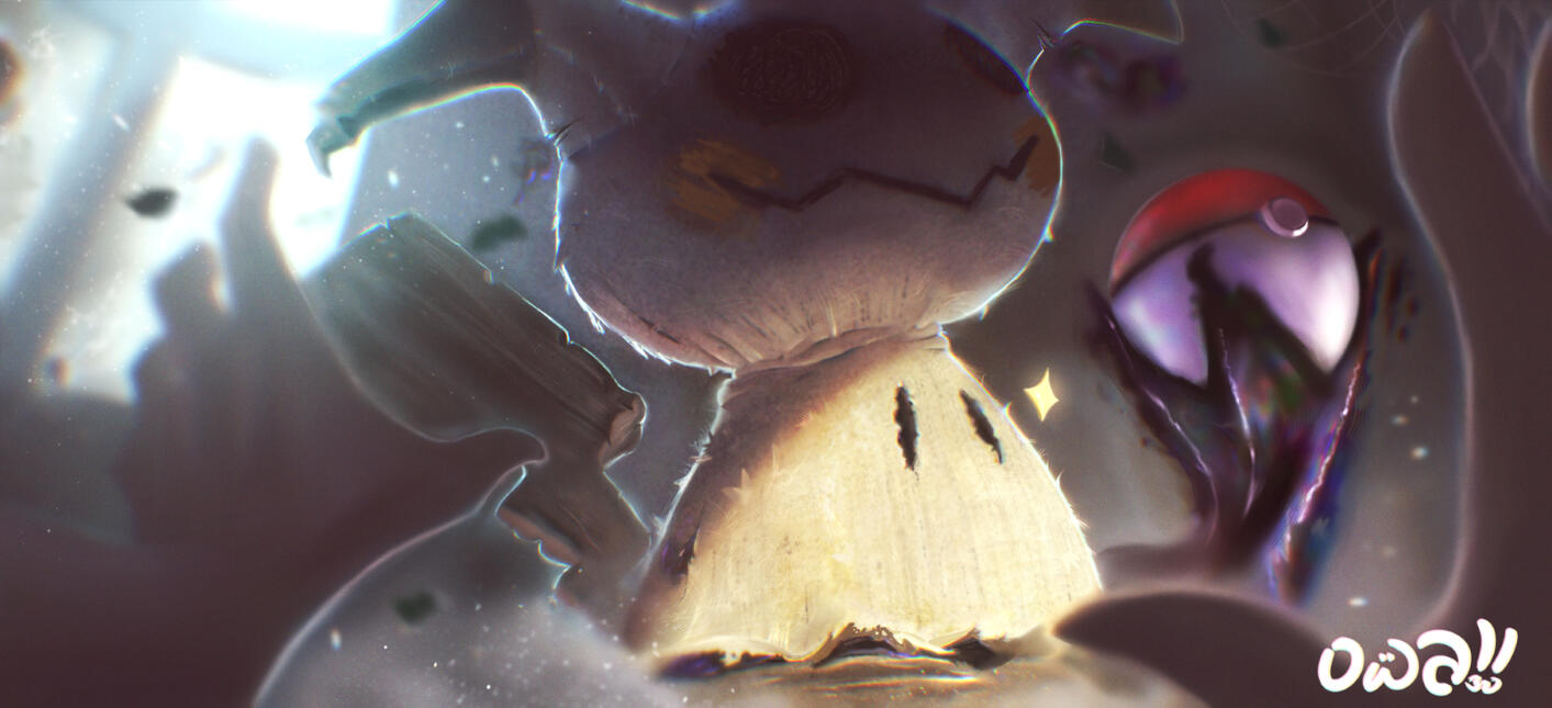 splash art - mimikyu