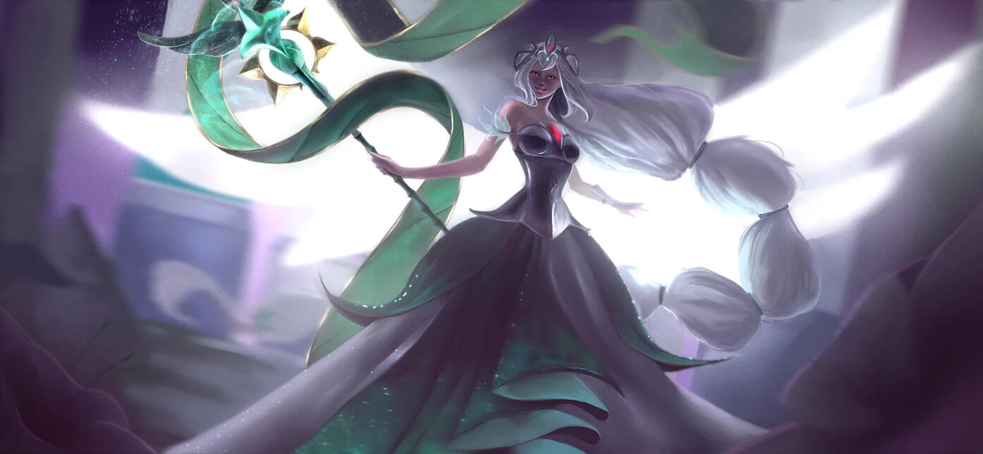 splash art - white lily cookie
